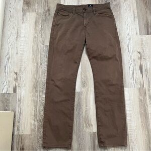 Adriano Goldschmeid Men’s The Graduate Straight Leg Pants Size 32x32 Brown Chino